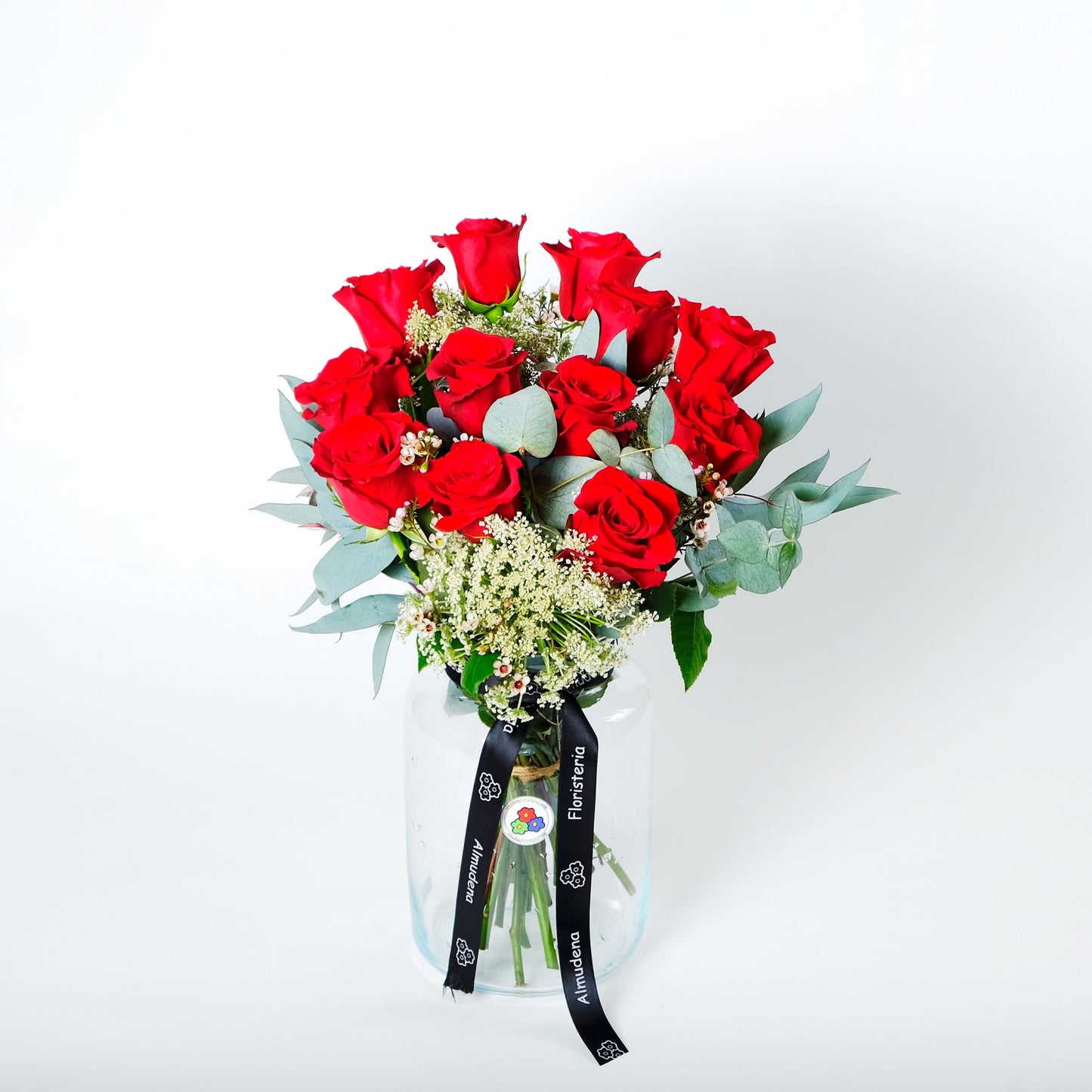 Ramo de 12 rosas rojas