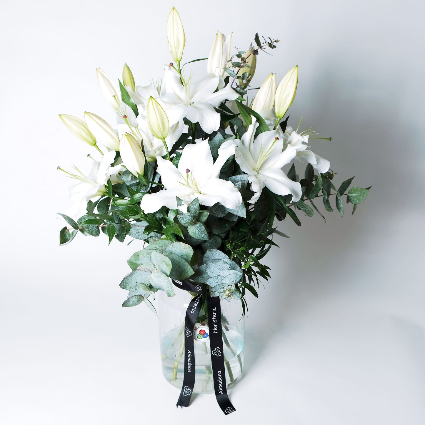 Ramo de lilium blanco